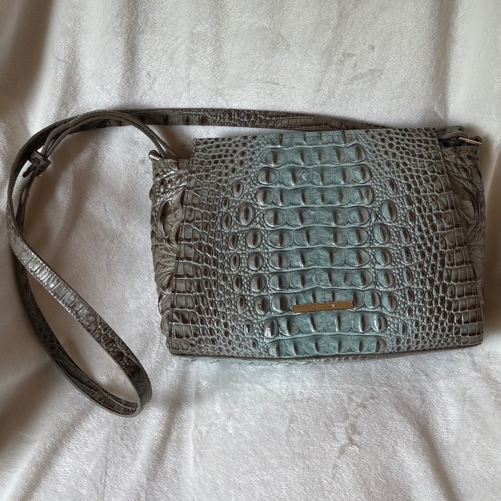 Brahmin crossbody purse - Hillary Bluebell Ombre Melbourne
